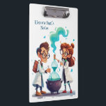 Pranchetas De Volta À Escola I Science 6<br><div class="desc">Apresentando nossa encantadora Área de Transferência com ilustrações de ciência e um nome de cobrir personalizado! Adicione um toque de personalidade às suas anotações e esboços com esta Área de Transferência deliciosa e durável. Perfeito para estudantes,  professores ou qualquer pessoa que ame designs de ciência.</div>