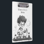 Pranchetas De Volta À Escola I Science 8<br><div class="desc">Apresentando nossa encantadora Área de Transferência com ilustrações de ciência e um nome de cobrir personalizado! Adicione um toque de personalidade às suas anotações e esboços com esta Área de Transferência deliciosa e durável. Perfeito para estudantes,  professores ou qualquer pessoa que ame designs de ciência.</div>