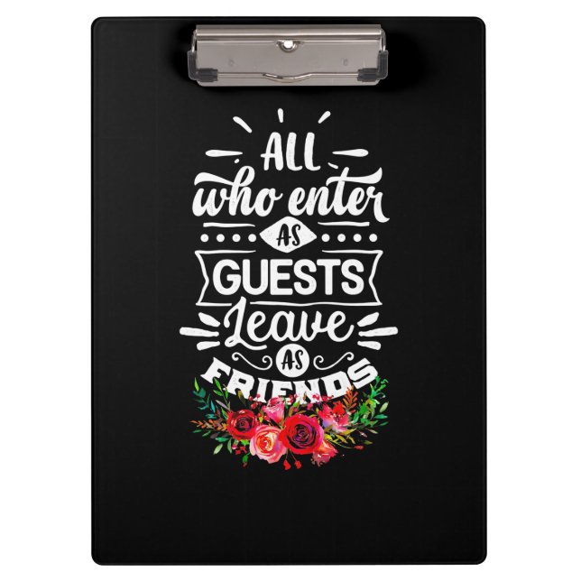 Pranchetas Deixar como Amigos (Frente)