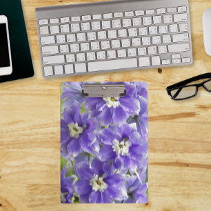 Pranchetas Delphinium Floral Roxo
