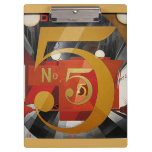 Pranchetas Demuth de Cubist de Arte Moderna Figura 5 em Doura