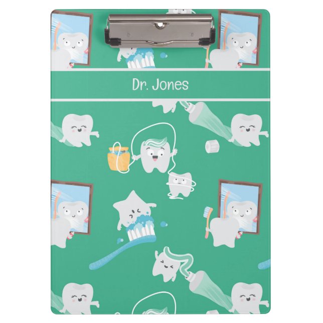 Pranchetas Dentista de dentistas dentários para bebês adoráve (Frente)