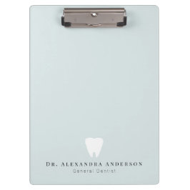Pranchetas Dentista Dentes Brancos Azul Claro