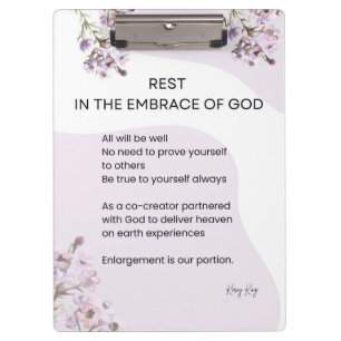Pranchetas Descanse No Embarque De Deus Poema
