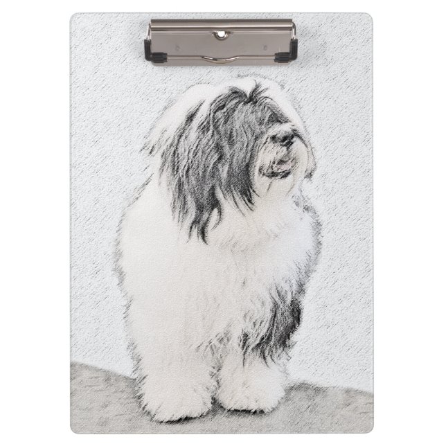 Pranchetas Desenho Collie Com Carapaça - Arte Cachorra Origin (Frente)