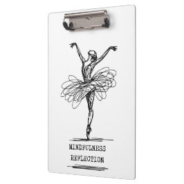 Pranchetas Design de dança da banda minimalista Art Ballerina