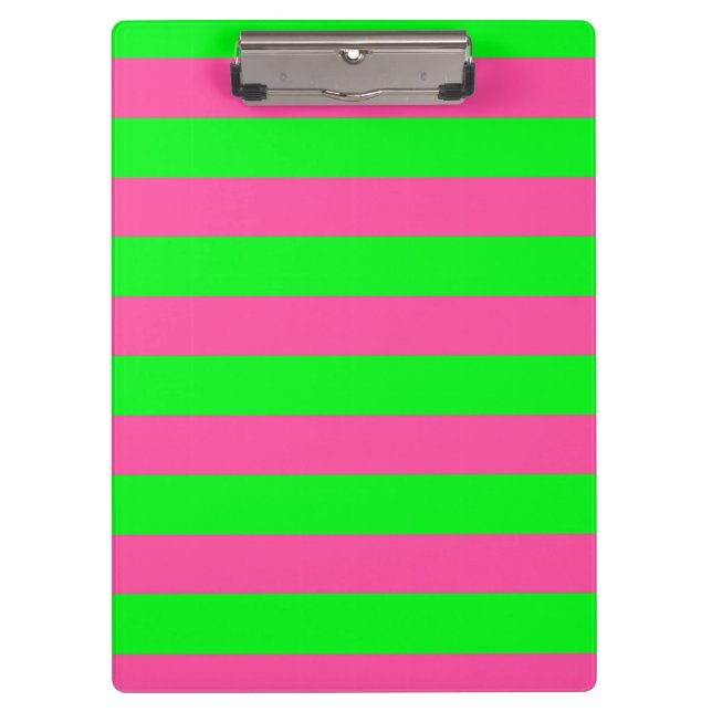 Pranchetas Design de faixa rosa e verde (Frente)