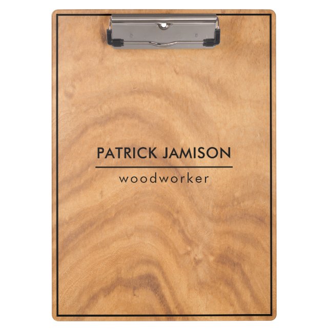 Pranchetas Design de madeira com quadro (Frente)