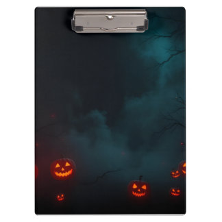 Pranchetas Design de Marca de Halloween Premium Moderno
