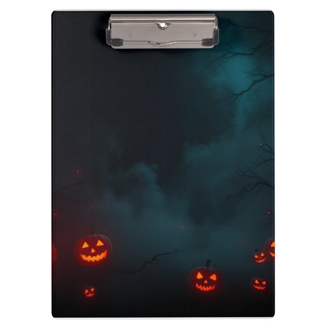 Pranchetas Design de Marca de Halloween Premium Moderno (Frente)