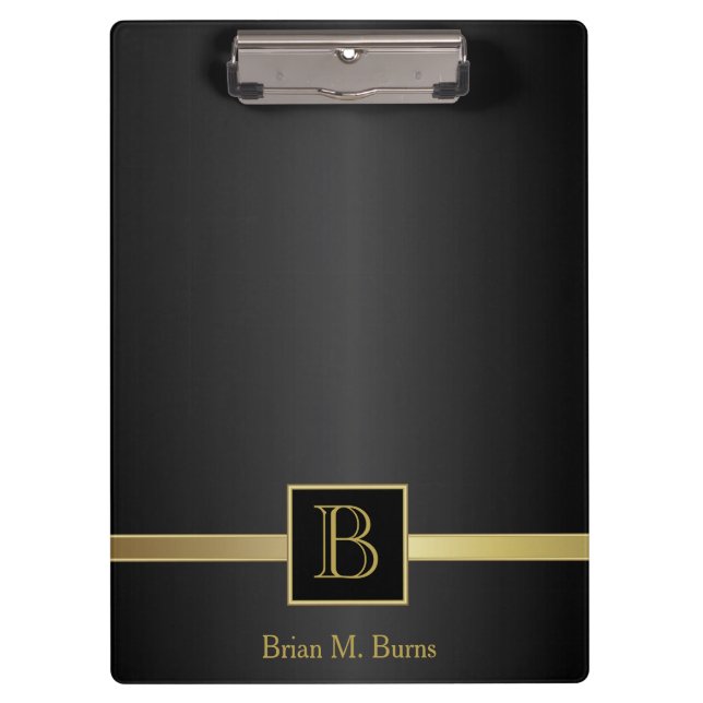 Pranchetas Design de Monograma Executivo (Frente)