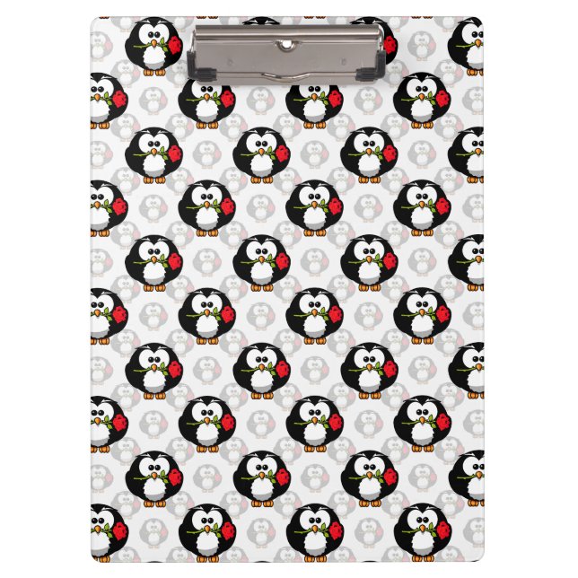 Pranchetas Design de Pinguim-Cute (Frente)