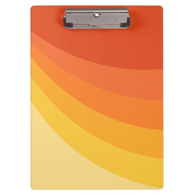 Pranchetas Design de raios solares laranja e amarelo-estilo r (Frente)