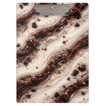Design de Textura de Mármore de Milkshake de Cooki