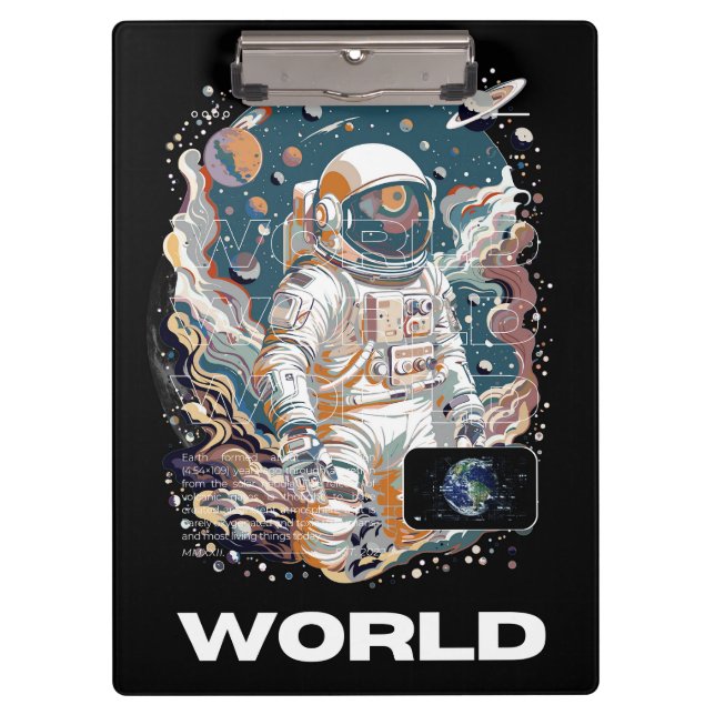 Pranchetas Design do Astronauta Mundial (Frente)