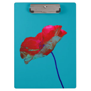 Pranchetas Design floral de papoila-flor