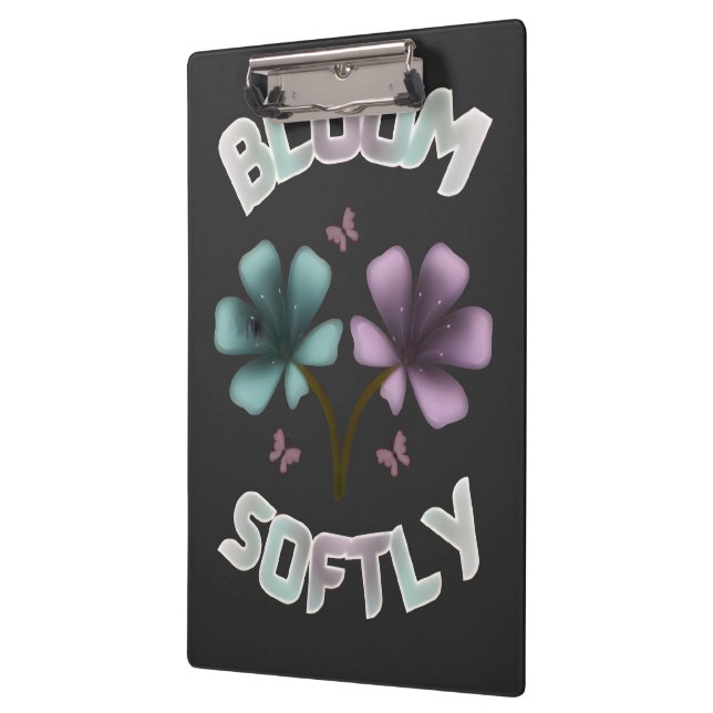 Pranchetas Design Floral de Primavera Bloom Softly Pastel Cot (Esquerda)