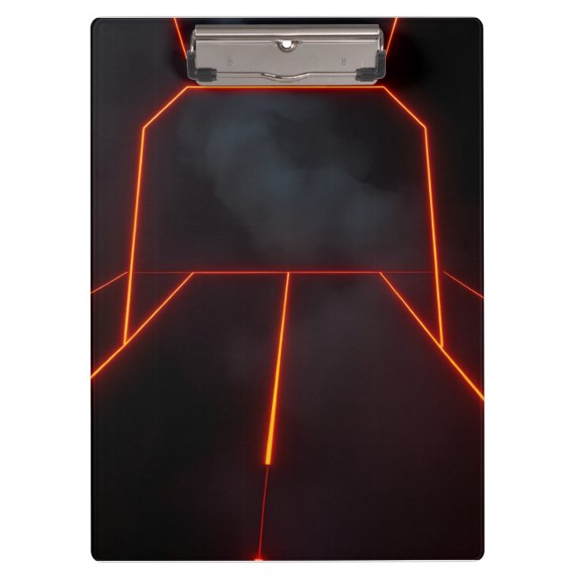 Pranchetas Design Premium Halloween Neon Moderno Escuro (Frente)