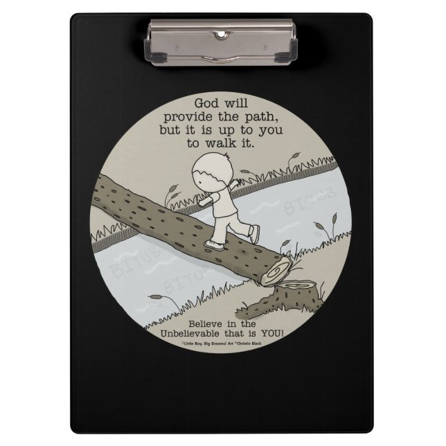 Pranchetas Deus fornece um caminho (Frente)