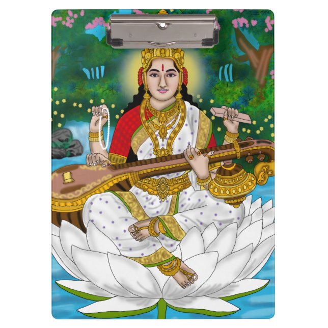 Pranchetas Deusa Saraswati (Frente)
