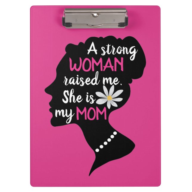 Pranchetas Dia de as mães Rosa Forte Inspiracional (Frente)