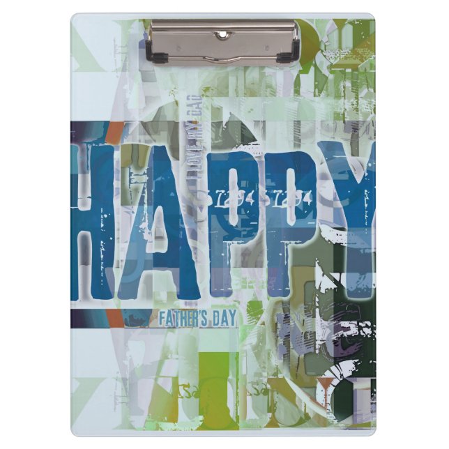 Pranchetas Dia de os pais feliz Eu adoro o meu Pai Clipboard  (Frente)