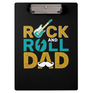 Pranchetas Dia dos Pais Rock And Roll Pai