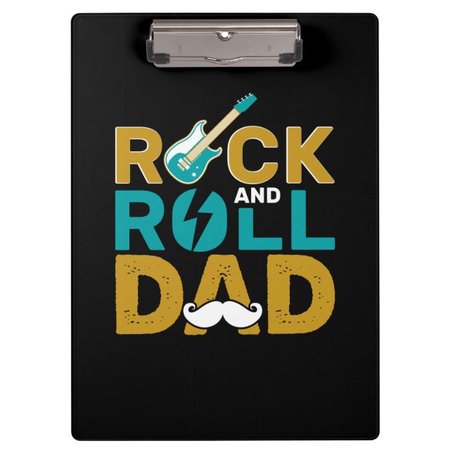 Pranchetas Dia dos Pais Rock And Roll Pai (Frente)