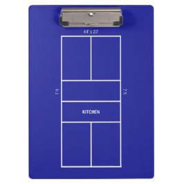 Pranchetas Diagrama de Quadra de Pickleball da Cozinha