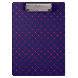 Pranchetas Diamond Shaped Red Heart & Line Art