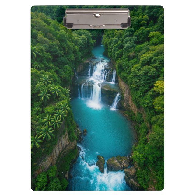 Pranchetas Diário De Queda Da Selva Onde Os Pensamentos Fluem (Frente)