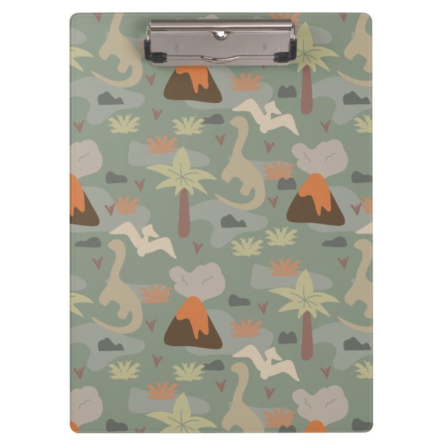 Pranchetas Dinossauro Camuflado e Vulcões (Frente)