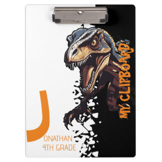 Pranchetas Dinossauro Feroz Velociraptor Crianças