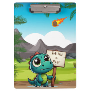 Pranchetas dinossauro fofo, engraçado