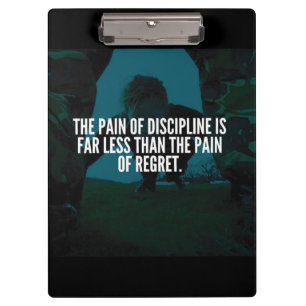 Pranchetas Disciplina - Workout Inspiracional