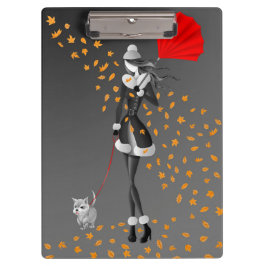 Pranchetas Dog Walker Autumn Deixa Cinzas