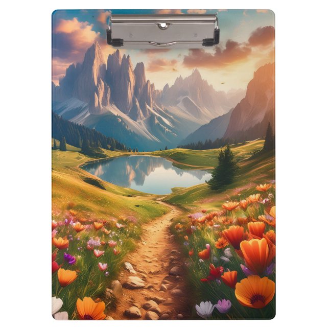 Pranchetas Dolomites Lake Vintage-Style (Frente)