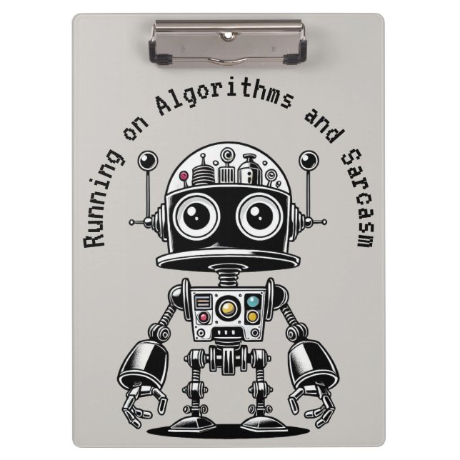 Pranchetas Dome Head Robot - Executando em Algoritmos e Sarca (Frente)