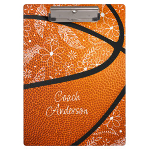 Pranchetas doodle penas flores paisleys basquete boho