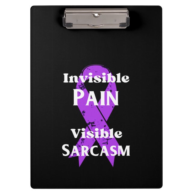 Pranchetas Dor Invisível Sarcástica (Frente)