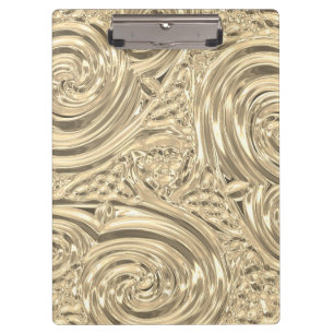 Pranchetas Dourada elegante art nouveau emboscado aspecto met