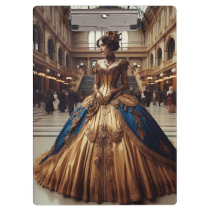 Pranchetas Dourada Princesa Steampunk Victorian Industrial