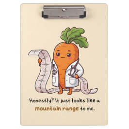 Pranchetas Dr. Carrot ECG Funny Medical Clipboard