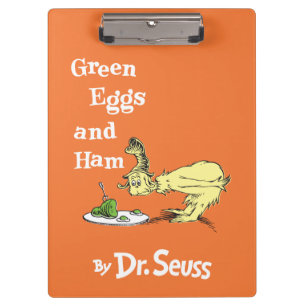 Pranchetas Dr. Seuss Ovos Verdes e Presunto
