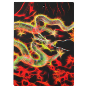 Pranchetas Dragão atira energia sortuda