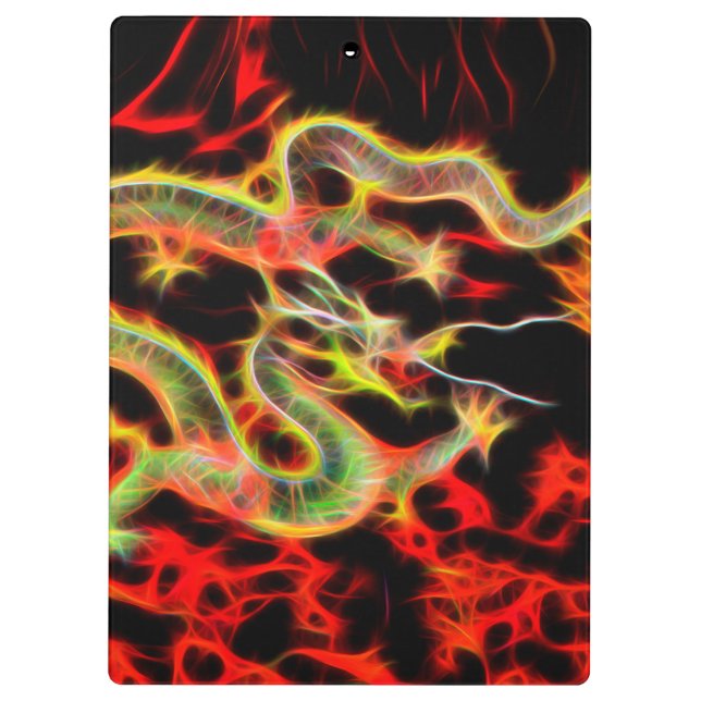 Pranchetas Dragão atira energia sortuda (Verso)