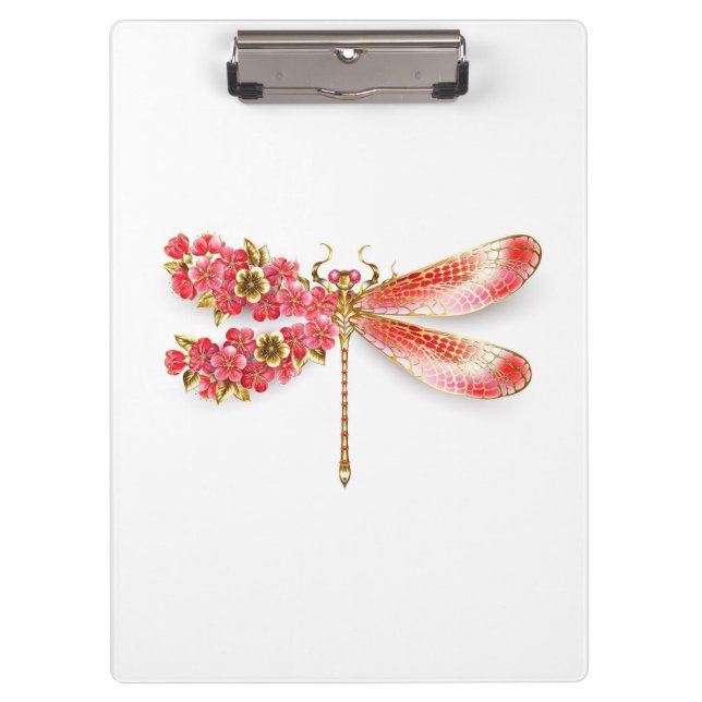 Pranchetas Dragonfly com joalheria sakura (Frente)