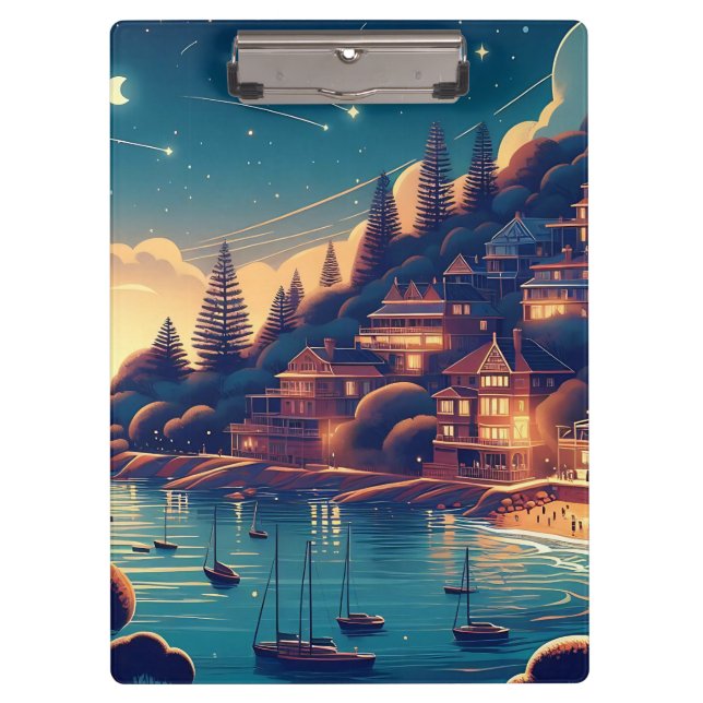 Pranchetas Dreamy Coastal Night (Frente)