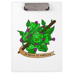 Pranchetas Druid Dice Design