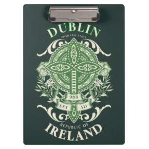 Pranchetas Dublin Irlanda Cruz Celta Celta